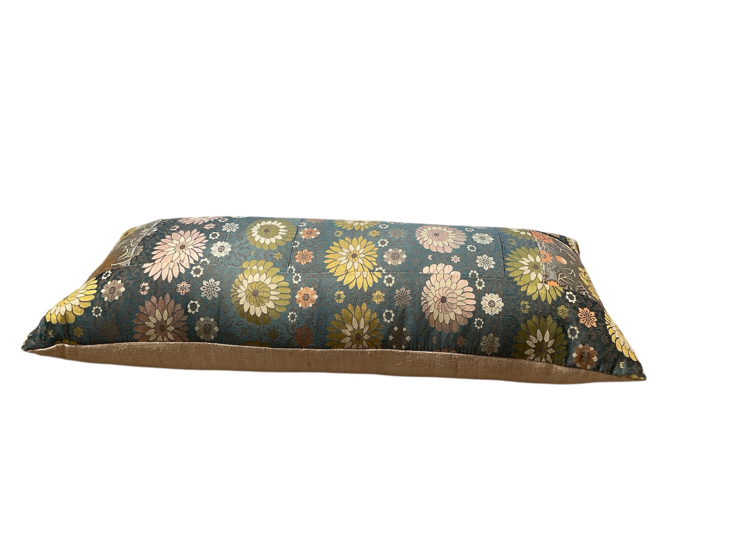 Antique Japanese Kesa Textile Pillow