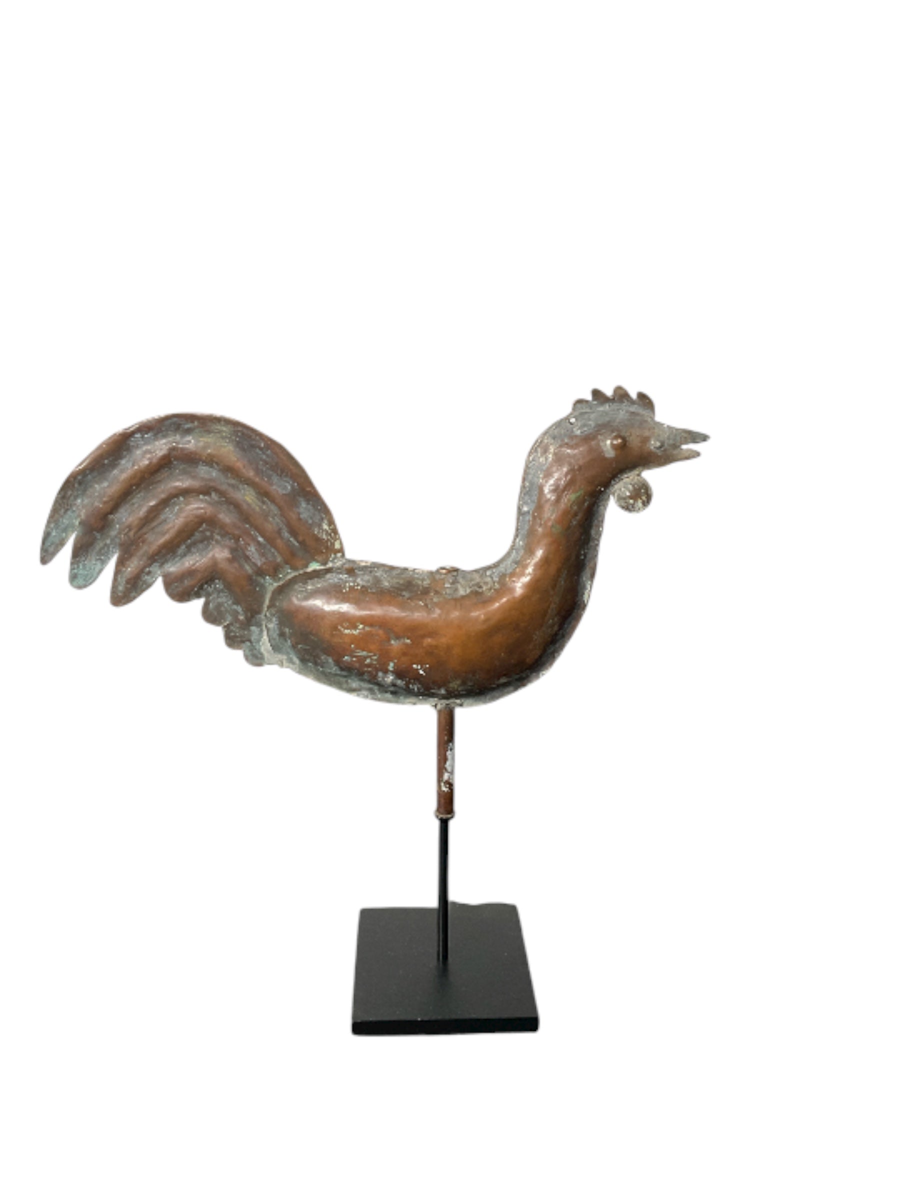 French Zinc Bird sculpture