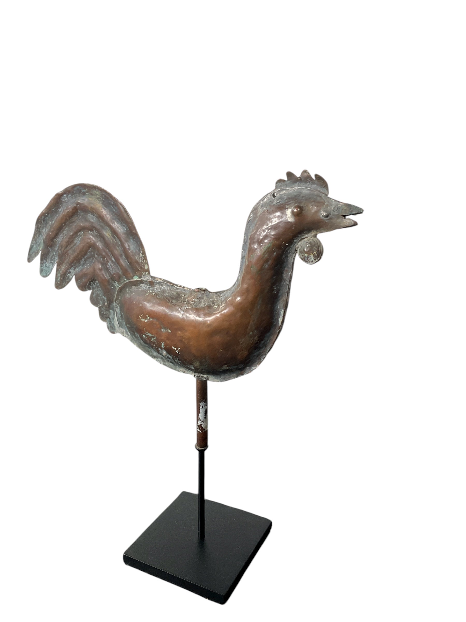 French Zinc Bird sculpture