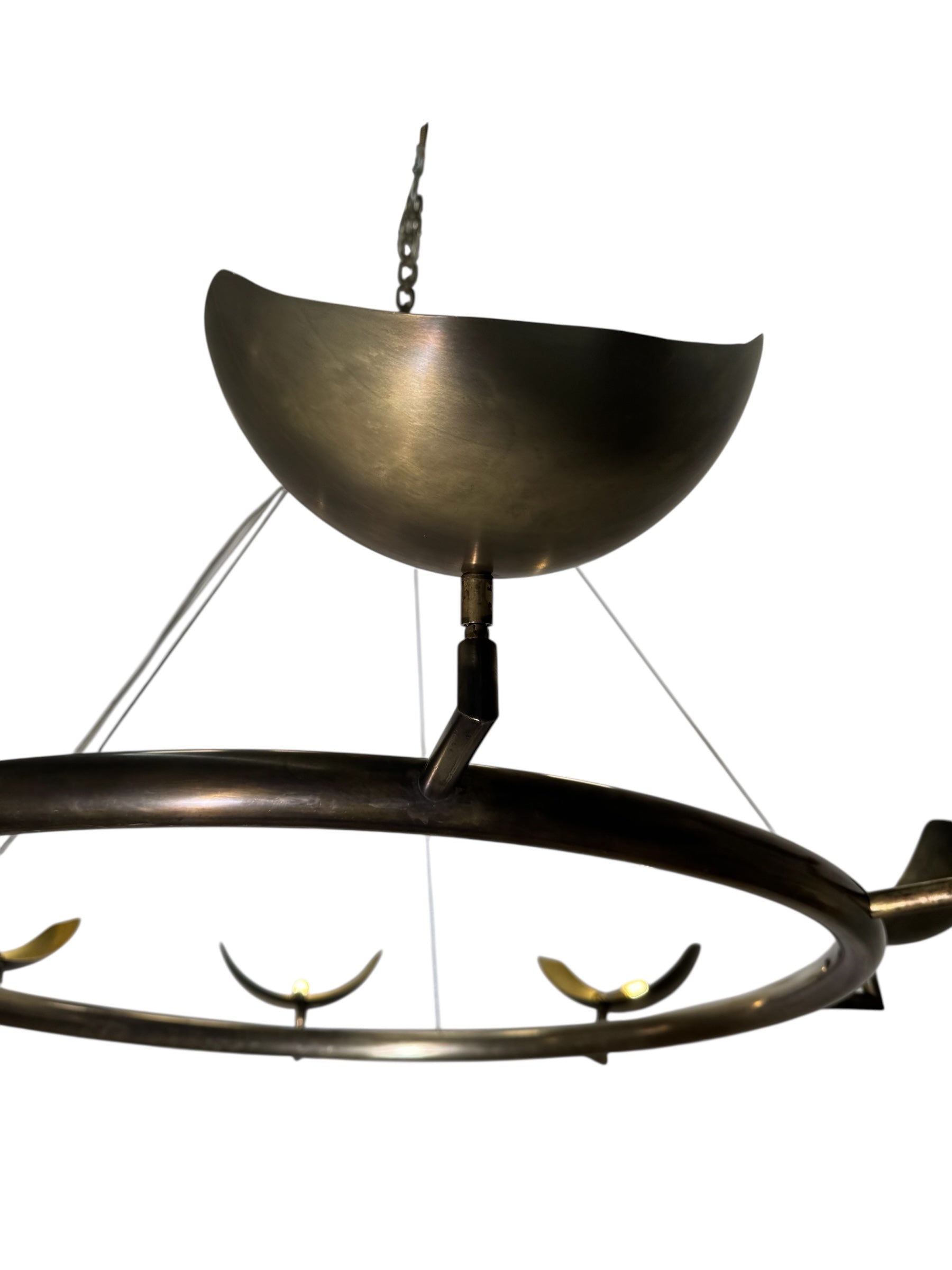 Lucca Studio Bronze Eight Light Hagens Chandelier