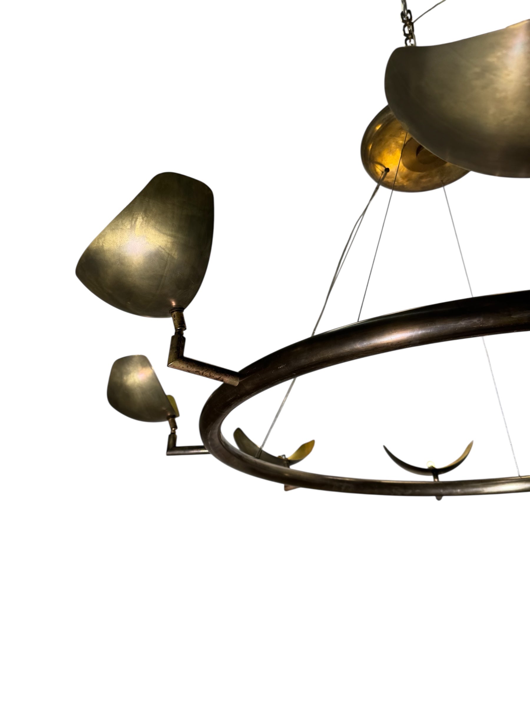 Lucca Studio Bronze Eight Light Hagens Chandelier