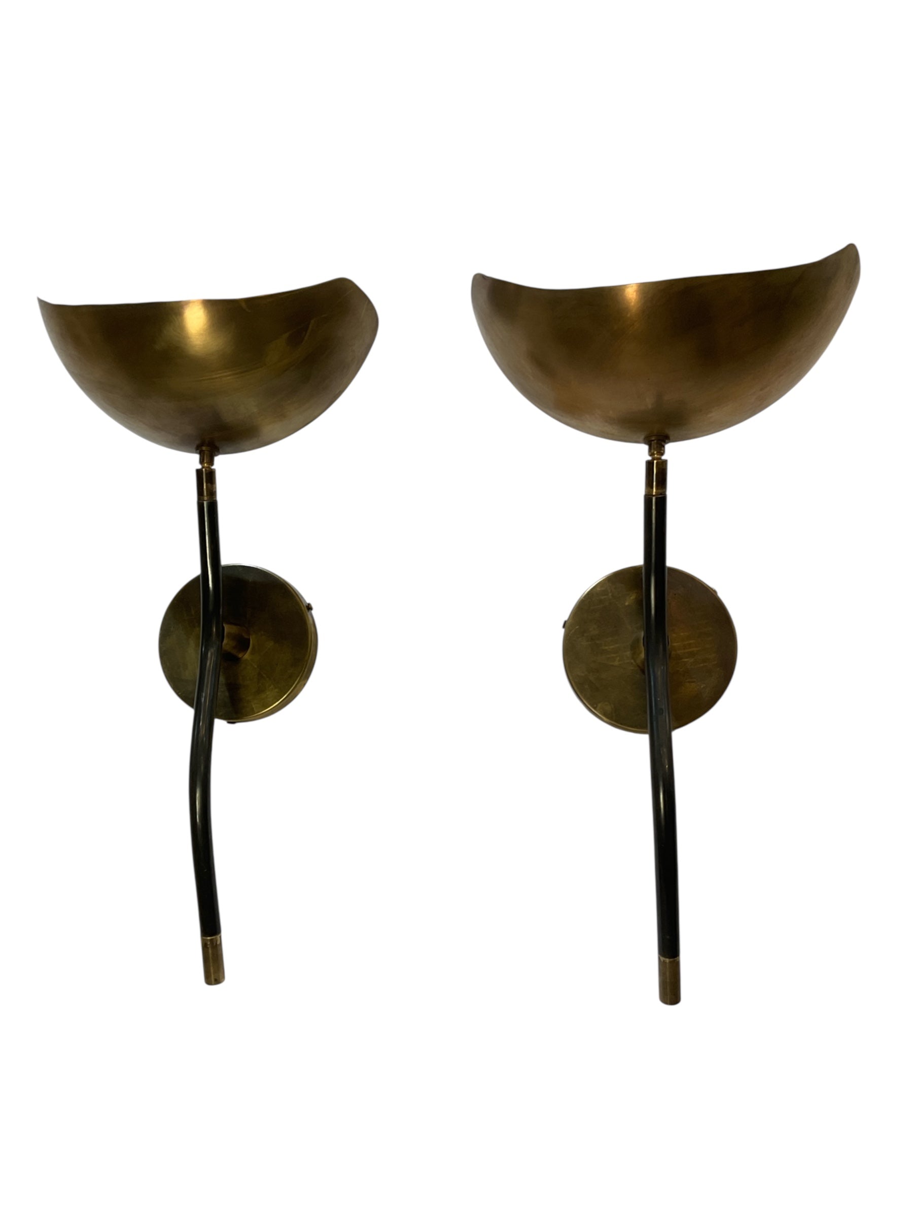 Pair Limited Edition Mixed Metals Sconces