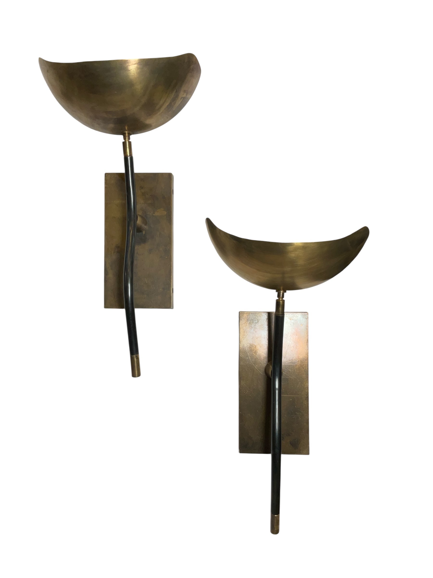 Pair Limited Edition Mixed Metals Sconces