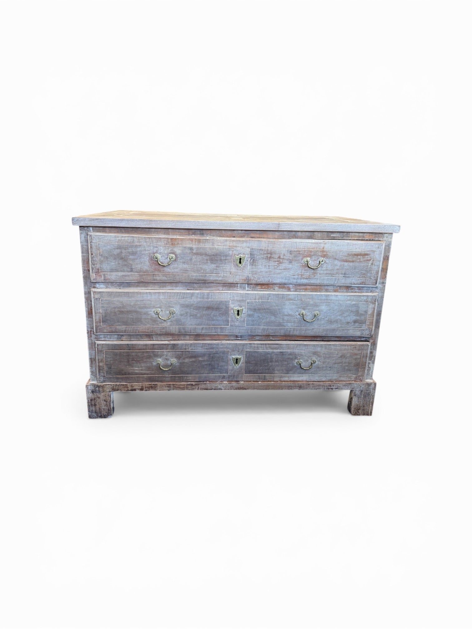 19th century French Bleach Walnut Commode