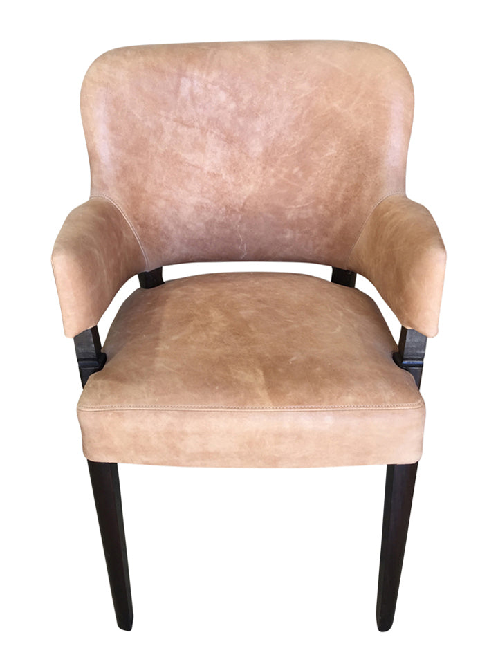 Set of (4) Lucca Studio Leather Melvin Chairs