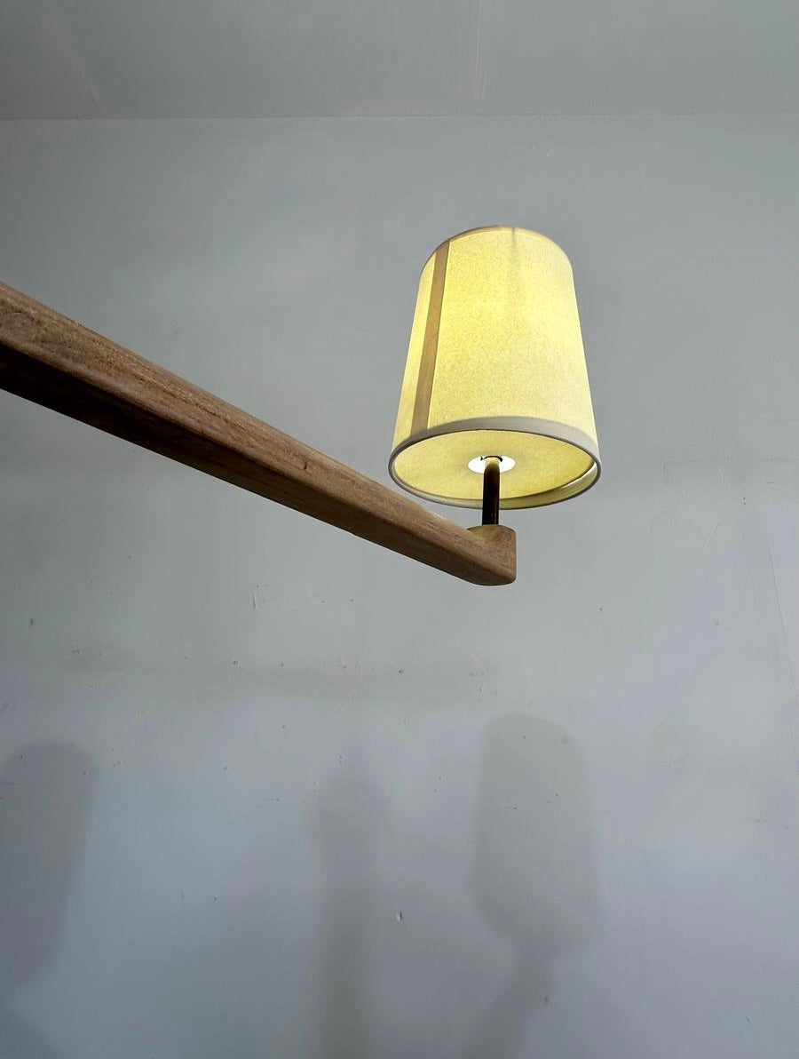 Lucca Studio Taylor Walnut Chandelier
