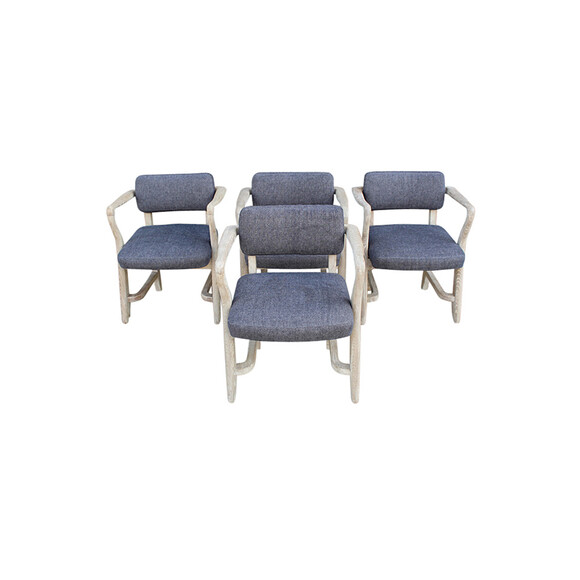 Set of (4) Guillerme & Chambron Armchairs 30944