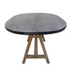 Limited Edition Oval Walnut Dining Table 37816