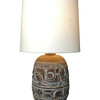 Large Scale Vintage Studio Pottery Lamp 41155