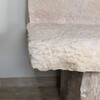 Limited Edition 17th Century Spanish Stone and Oak Base Bench 42210