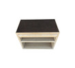 Lucca Studio Paola Night Stand - Leather Top and base 39231
