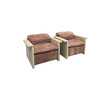 Pair of Limited Edition Vintage Leather Arm Chairs 39980