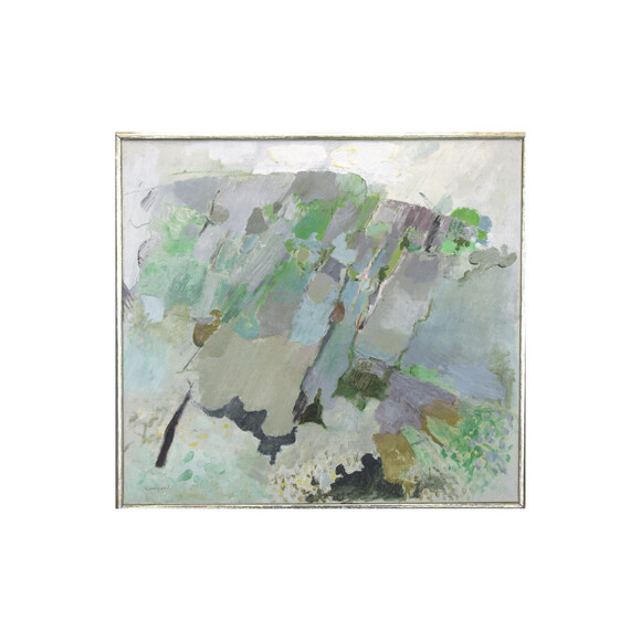 Mid Century Swedish Abstract Painting 75013