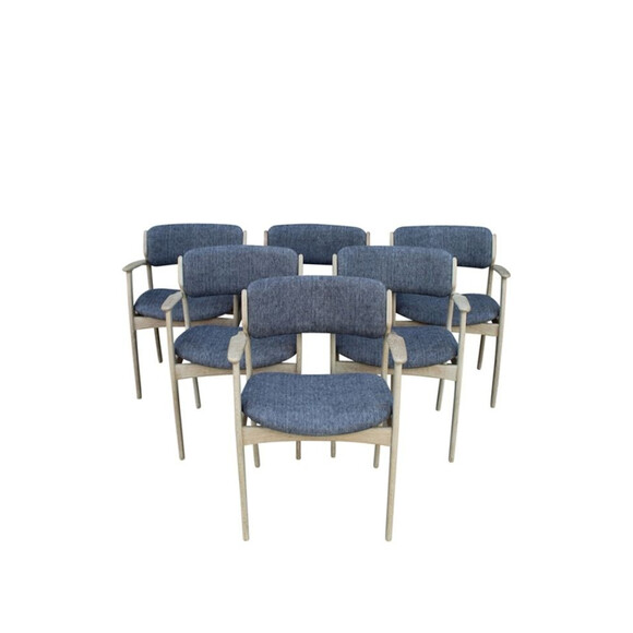 Set of (6) Mid Century Danish Arm Chairs 32504