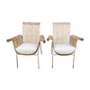 Pair of French Mid Century Iron Armchairs 31841