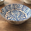 19th Century Blue and White Spanish Lebrillo Bowl 76727