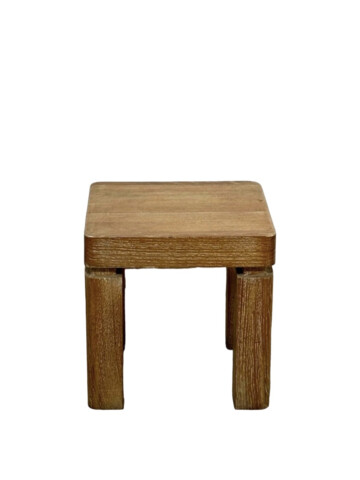 1960's French Cerused Oak Side Table/Stool 79525