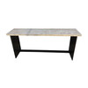 Limited Edition Stone and Steel Console 40305