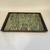 Limited Edition Walnut Tray with Vintage Italian Marbleized Paper 75976