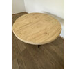 Limited Edition Dining Table with Iron Base and Bleached Burl Top 72626