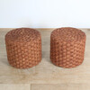 Pair of Vintage French Rope Ottomans 67284