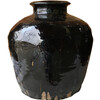 Large Black Glazed Ceramic Vessel from Central Asia 40751