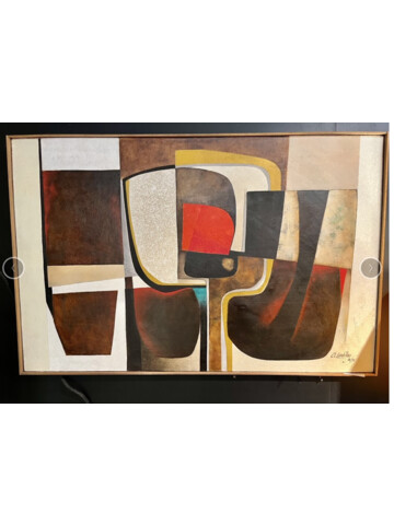Cubist Abstract Geometric Painting 65507
