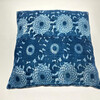 Antique Japanese Indigo Floral Textile Pillow 59472