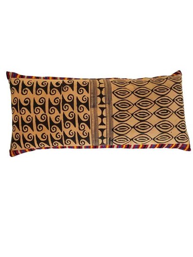 Vintage Indonesian Batik Textile Pillow 35500