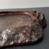 Antique Japanese Burlwood Walnut Tray 70709