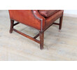 Danish Leather Wingback Chair 42808