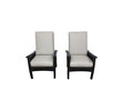 Pair of Slat Back Arm Chairs 37508