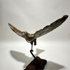 19th Century Stone Bird on Iron Stand 74857