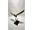 19th Century Stone Bird on Iron Stand 74857