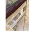 Limited Edition Oak Bench with Vintage Moroccan Leather Seat 77609