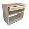 Limited Edition Oak and Leather Night Stand 35001