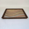 Limited Edition Walnut Tray with Vintage Italian Marbleized Paper 76293