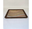 Limited Edition Walnut Tray with Vintage Italian Marbleized Paper 76293