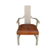 Single French Armchair with Vintage Leather 38842