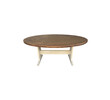 Limited Edition 18th Century Walnut Top  Oval Dining Table 41673