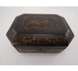 Black Lacquer 19th Century Chinoiserie Box 46863