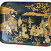 Large Vintage English Chinoiserie Tray 74176