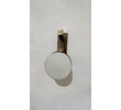 Pair of Lucca Limited Edition Glass, Leather and Brass Hanging Sconces 60417
