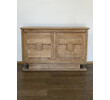 French 1940's Solid Oak Cabinet 75631