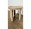 Lucca Studio Miles Oak and Bronze Side Table 76466