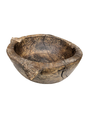 Large Primitive Wood Bowl 41450
