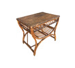 French Rattan Side Table 38566