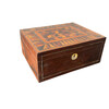 Highly Decorative 19th Century Inlaid Wood Box 76580