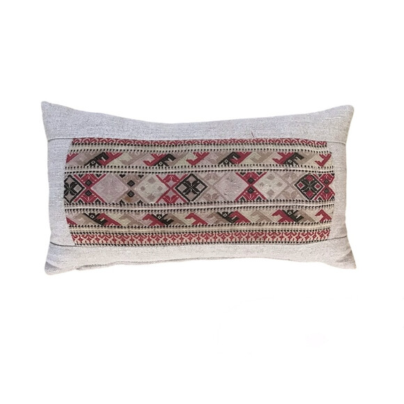 Vintage Turkish Textile Pillow 77815