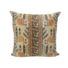 Vintage Printed Linen Textile Pillow 74263